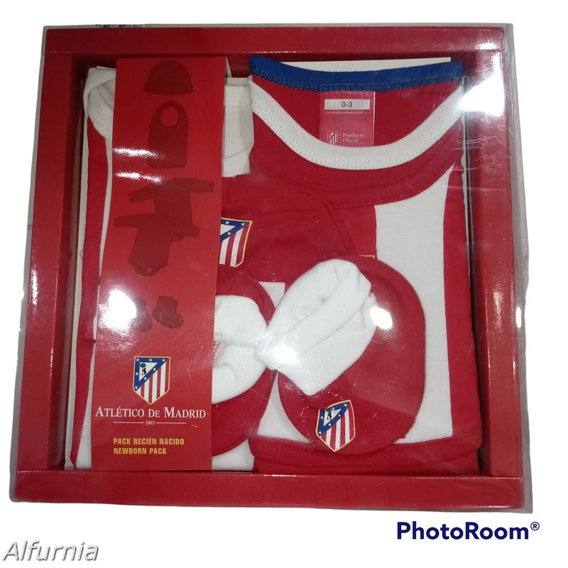 político Series de tiempo visión Tienda de Juguetes Online Alfurnia • Caja regalo 0/3 meses Atlético Madrid  bebe