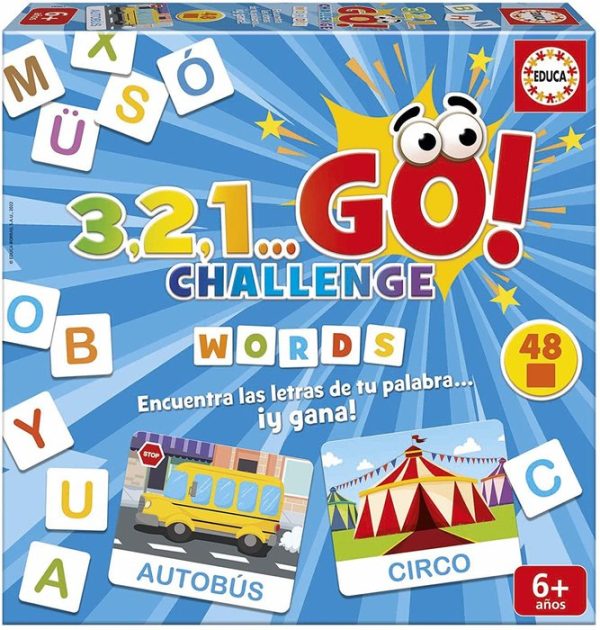 Juego educa 3 2 1 go challenge words