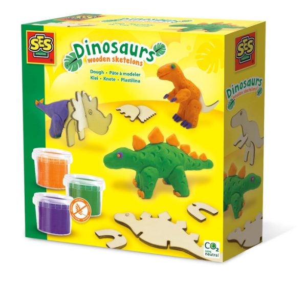 juego plastilina dinosaurios