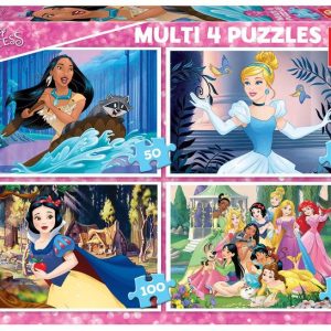 multi 4 puzles princesas