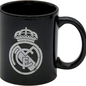 Taza cerámica negra Real Madrid * Regalos de equipos de futbol futbollife